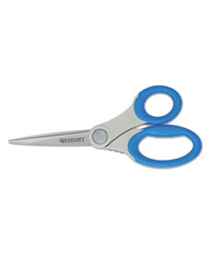 ULTRA SOFT HANDLE SCISSORS WITH ANTIMICROBIAL PROTECTION, 5