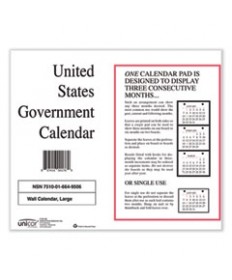 7510016649506 Perforated Monthly Wall Calendar, 11 x 9, White Sheets, 12-Month (Jan to Dec): 2024, 10/Pack