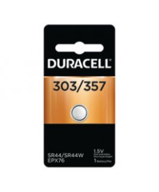 BUTTON CELL BATTERY, 303/357, 1.5V, 6/BOX