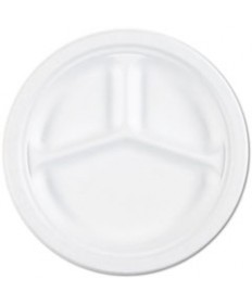 7350012636700, SKILCRAFT, WATERPROOF PAPER PLATES, 10.25" DIA, 0.88" DEEP, 500/BOX