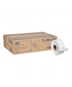 UNIVERSAL JUMBO BATH TISSUE, SEPTIC SAFE, 2-PLY, WHITE, 3.48" X 1,000 FT, 12/CARTON